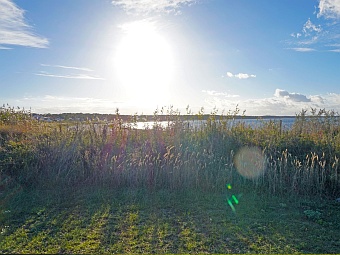 Blick auf den Strand von Glowe