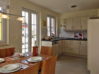 Essbereich und Küche