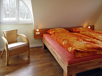 Ein weiteres Schlafzimmer im Obergeschoss