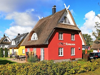 Außenansicht vom Ferienhaus Kormoran