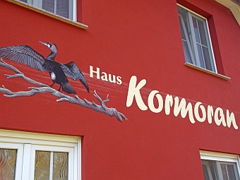 Außenansicht vom Ferienhaus Kormoran