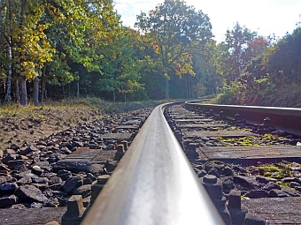 Schienen der Rügenschen BäderBahn - Rasender Roland